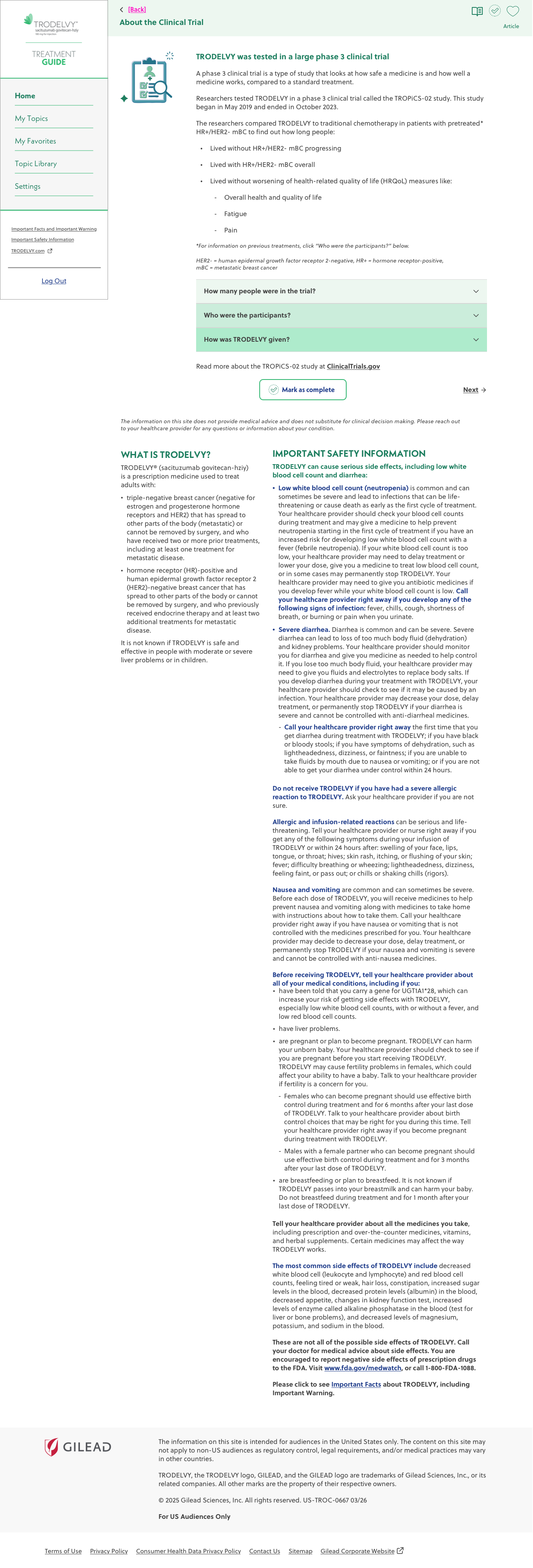 Trodelvy Patient Treatment Guide Desktop Design 10
